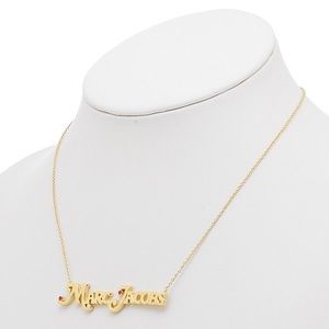 Marc Jacobs The Nameplate Necklace w/ dust bag